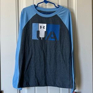 Under Armour Black and Blue Long Sleeve boys